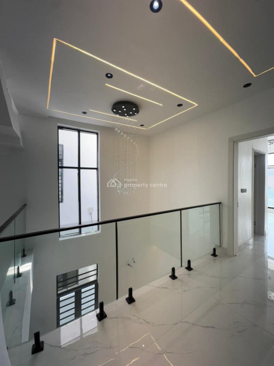 Majestic 5-bedroom Duplex with a Rooftop Terrace, Gym House, Chevron, Lekki, Lagos, Detached Duplex for Sale