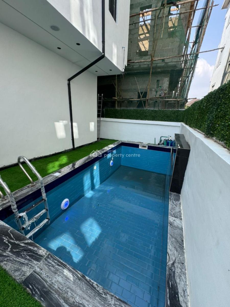 Majestic 5-bedroom Duplex with a Rooftop Terrace, Gym House, Chevron, Lekki, Lagos, Detached Duplex for Sale