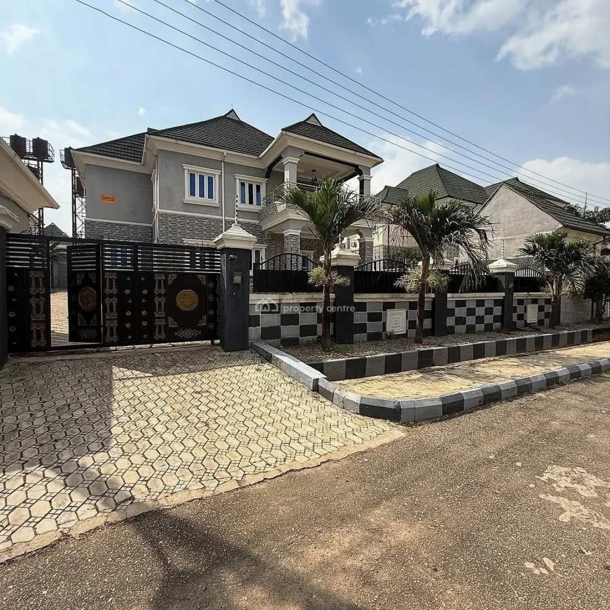 Luxury 5bedroom En-suite Duplex +2unit Bq+ Tarred Road, Life Camp, Abuja, Detached Duplex for Sale