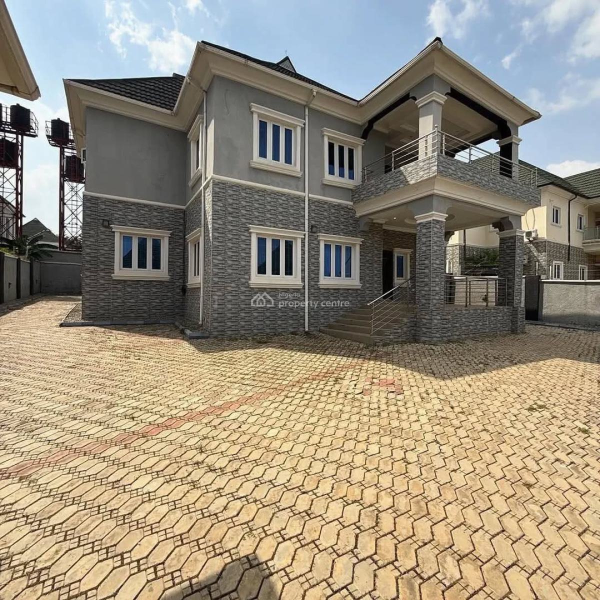 Luxury 5bedroom En-suite Duplex +2unit Bq+ Tarred Road, Life Camp, Abuja, Detached Duplex for Sale