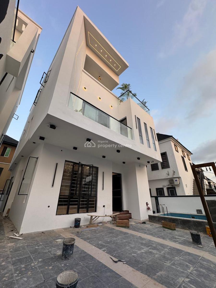 Magnificent Detached 5 Bedroom Duplex with Private Cinema Pool Gym, Ikota Lekki Lagos, Ikota, Lekki, Lagos, Detached Duplex for Sale
