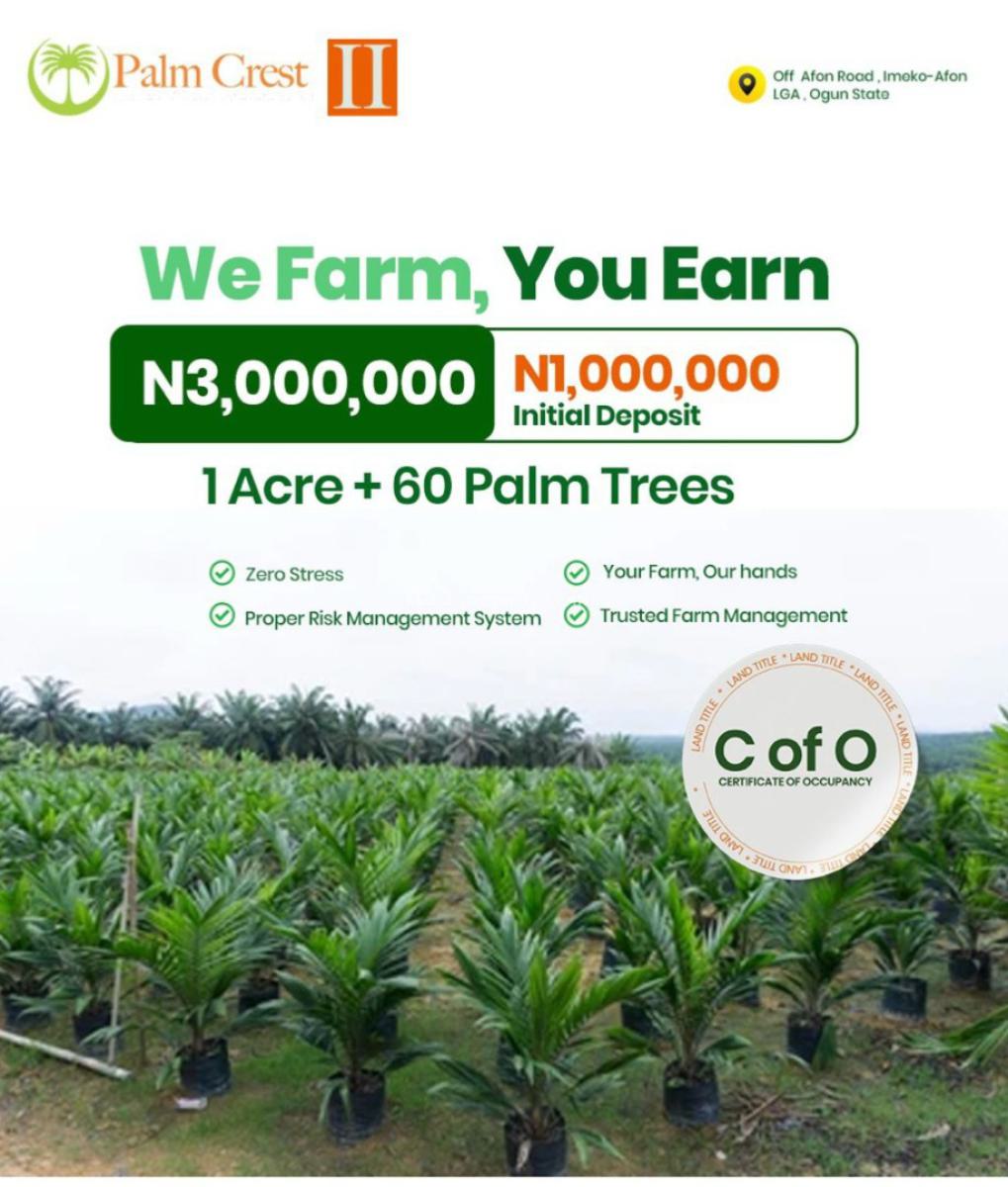 Farm Land, Imeko Afon, Ogun, Land for Sale