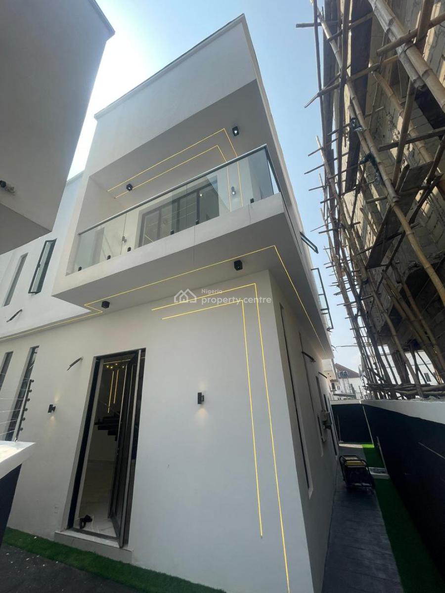 4 Bedroom Semi Detached Duplex + Bq, Chevron, Lekki, Lekki, Lagos, Semi-detached Duplex for Sale