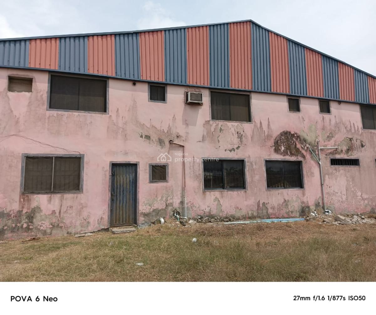 1300sqm Warehouse and 7 Rooms Office Space, Facing Lekki Epe Expressway at Olokonla, Eti Osa Lga Lagos., Ajah, Lagos, Warehouse for Rent