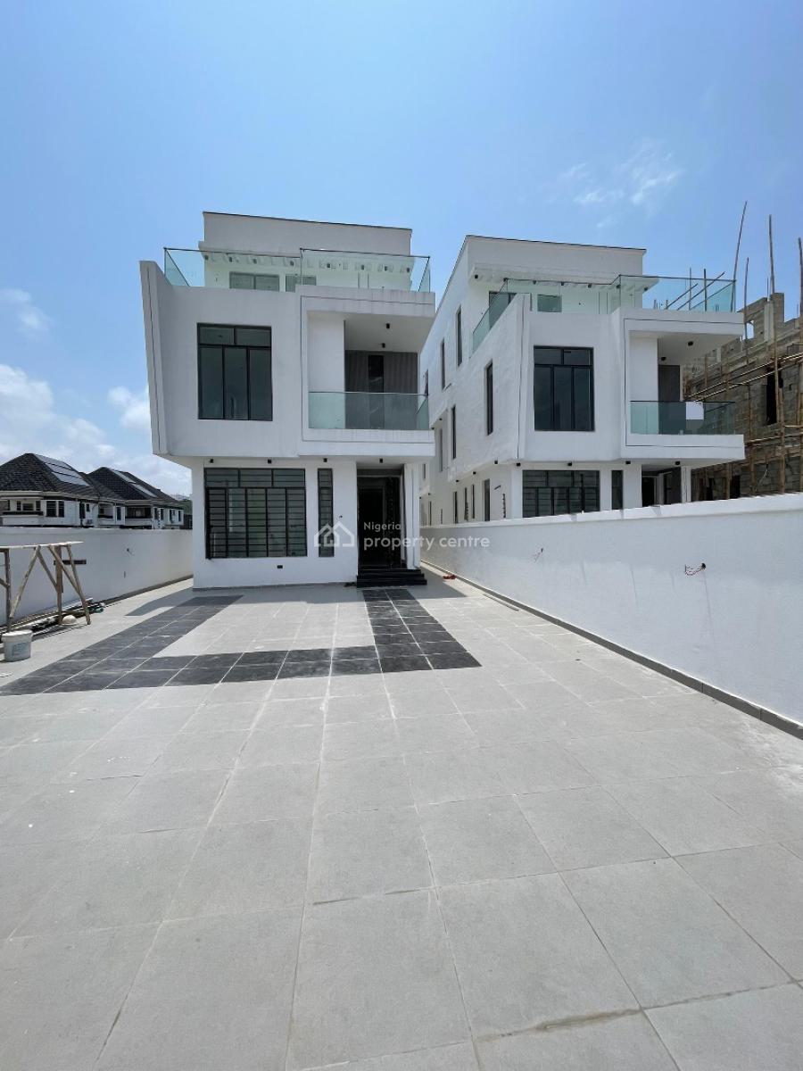 Exquisite 5 Bedroom Duplex with a Pool,bq,cinema, Lekki Phase 1, Lekki, Lagos, House for Sale
