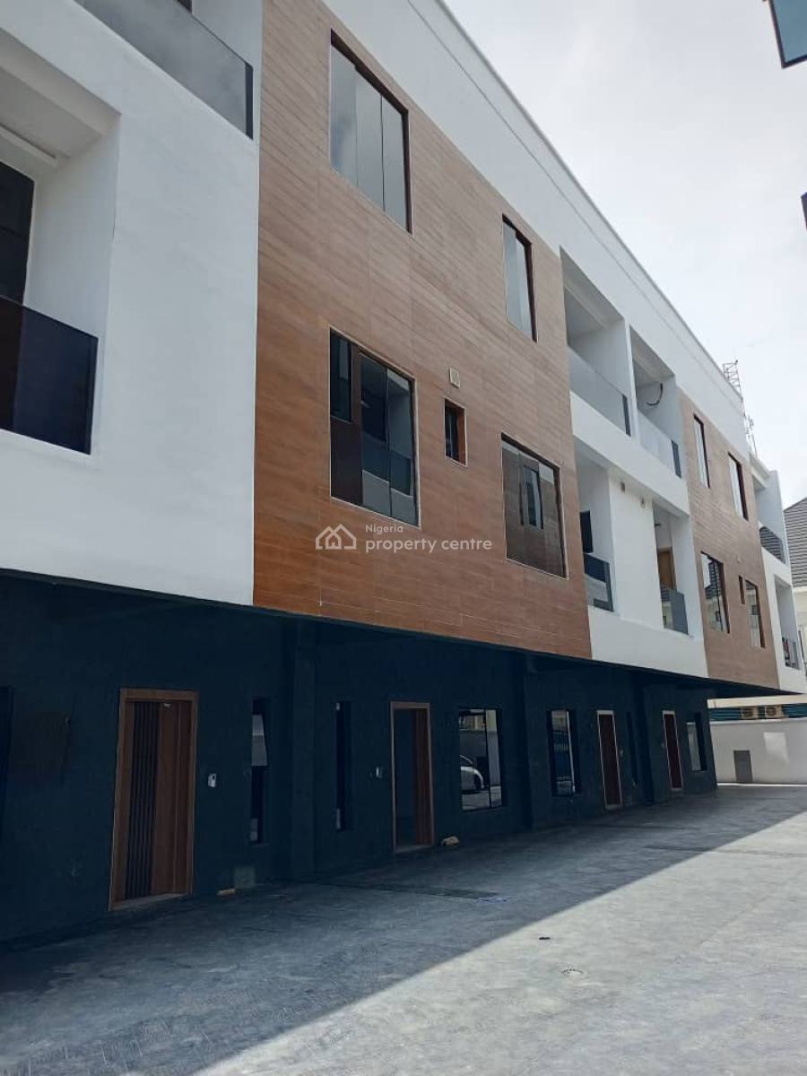 Brand New 4 Bedroom Fully Serviced Terrace Duplex on 2 Floors with Bq, Lekki Phase 1, Lekki, Lagos, Terraced Duplex for Sale