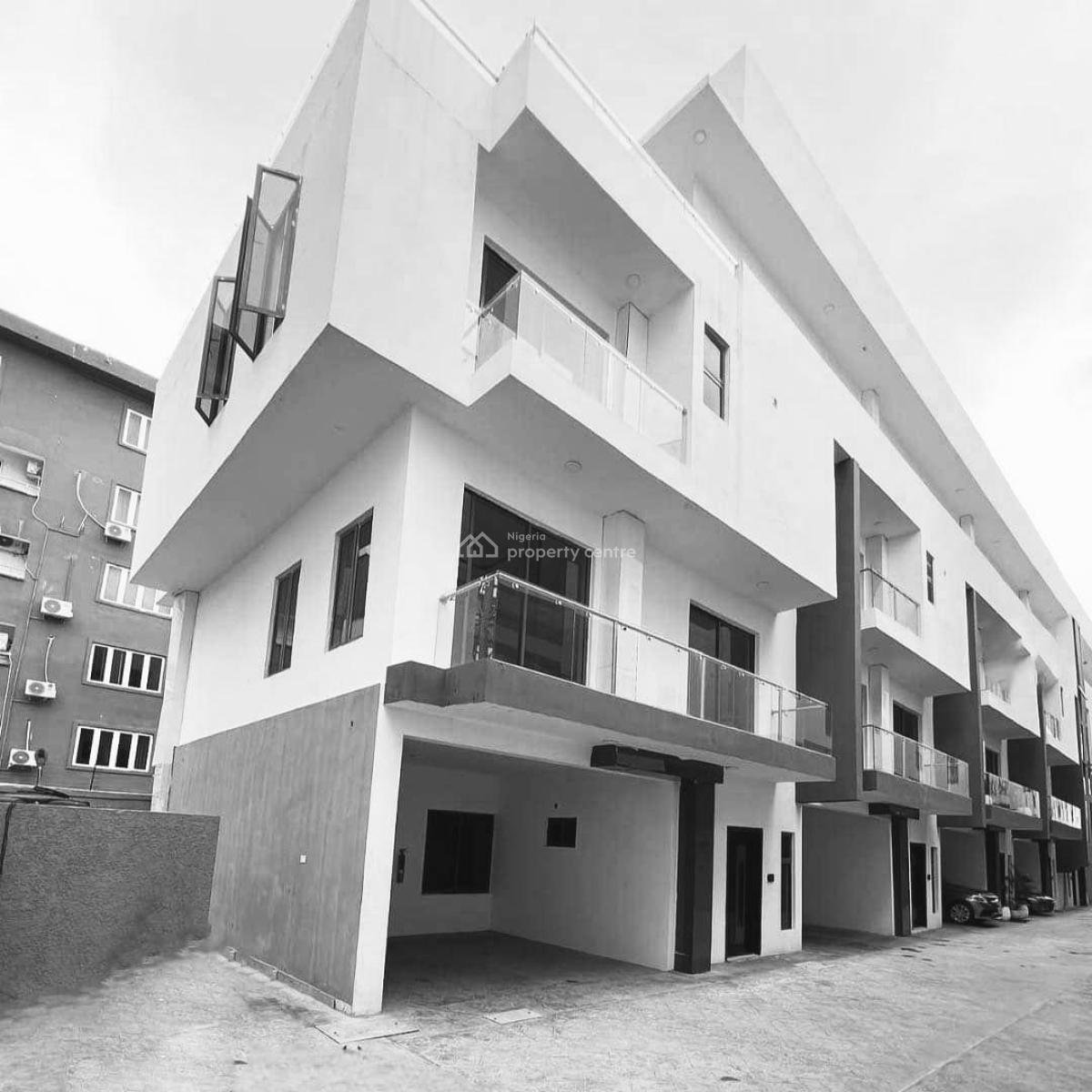 Tastefully Built Four (4) Bedroom Terrace, Victoria Island (vi), Lagos, Terraced Duplex for Rent