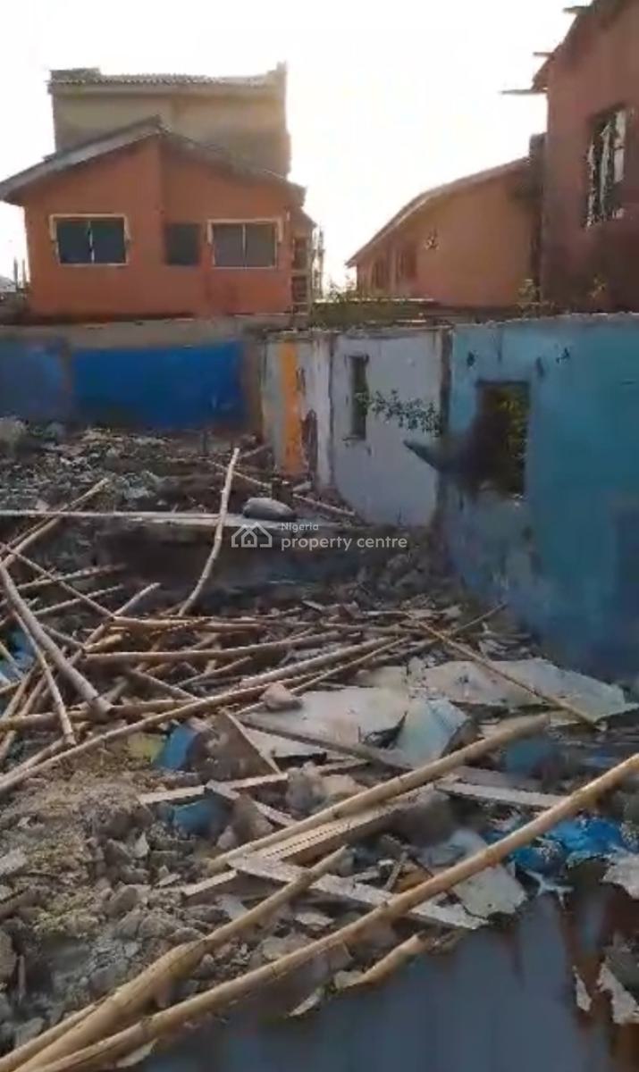 a Bare Land of Standard Half Plot on Tarred Street, Kilo Ikate, Kilo, Surulere, Lagos, Residential Land for Sale