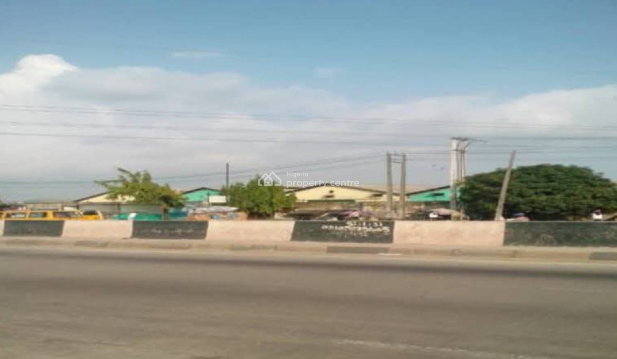 Commercial Land with Warehouse Sitting on 3 Acres of Land, Oshodi, Apapa, Lagos, Warehouse for Sale