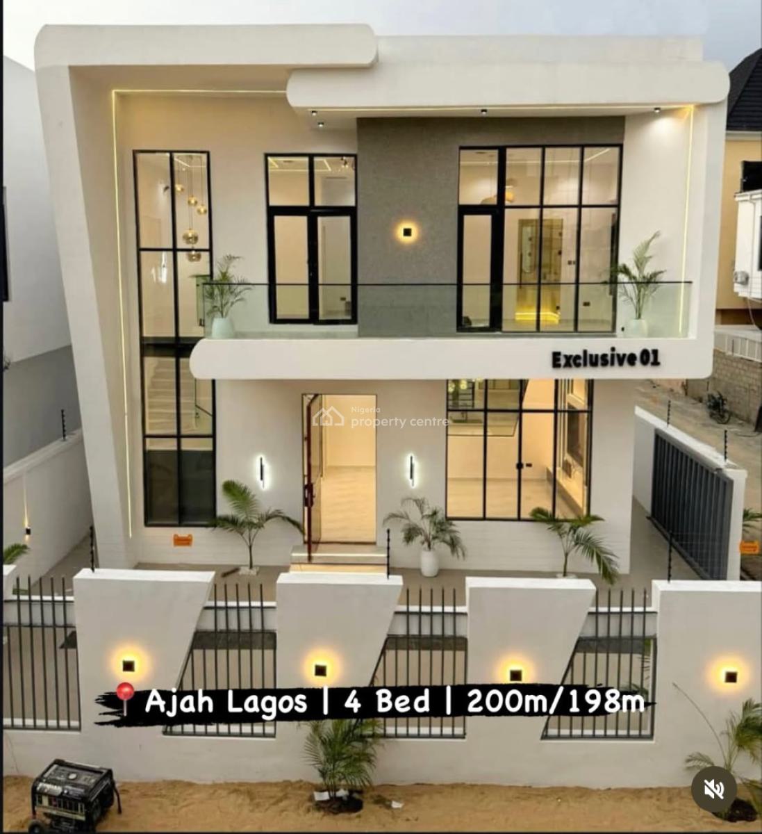 Luxury 4 Bedroom Fully Detached Duplex+ Bq, Inside a Great Estate in Ajah Lekki Lagos., Lekki, Lagos, Detached Duplex for Sale