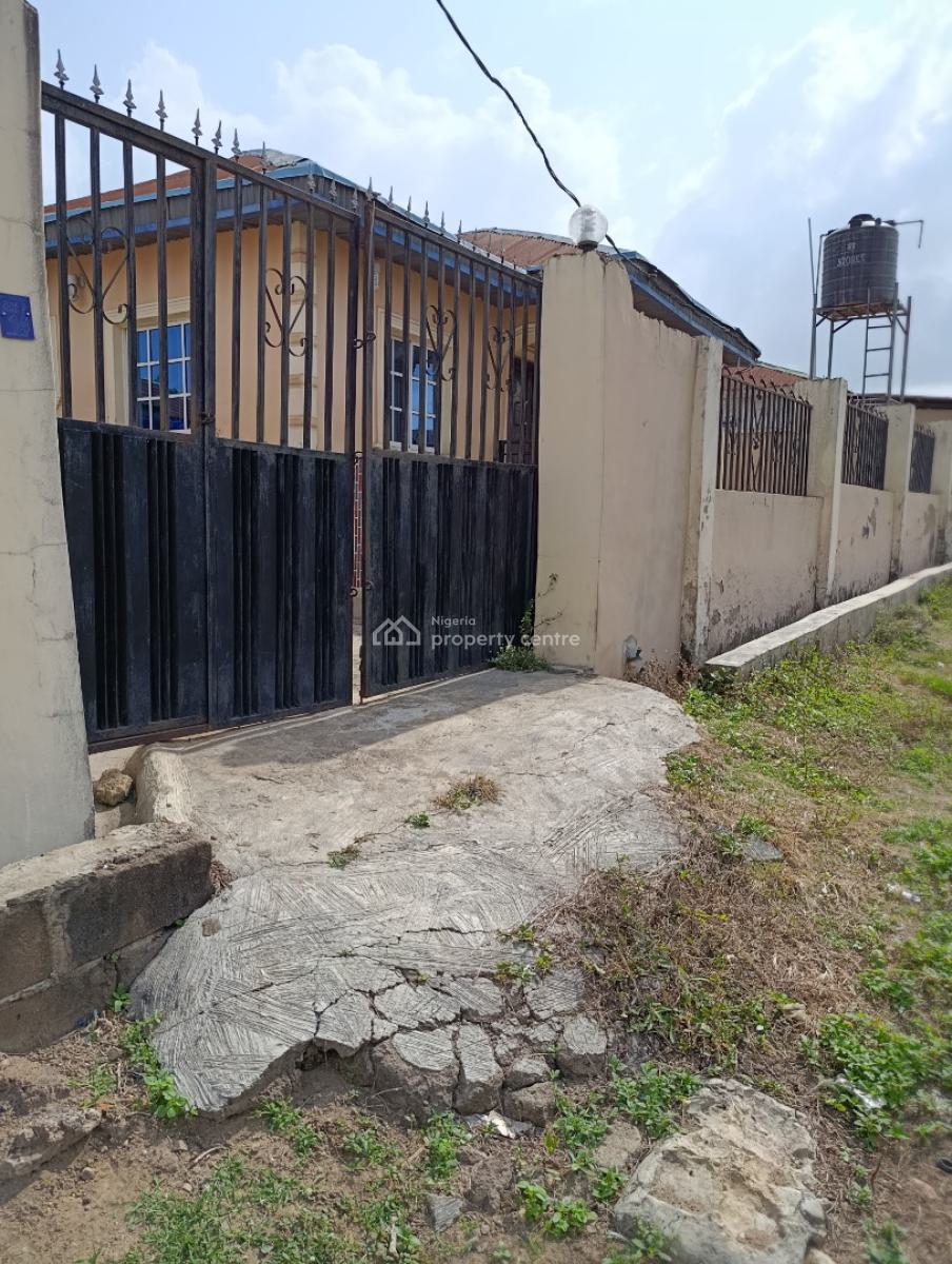 2 Bedroom Bungalow with a Room and Parlour Self Contain on Half Plot O, Akinbode Zone 3, Oluwo, Alakia, Ibadan, Oyo, Block of Flats for Sale
