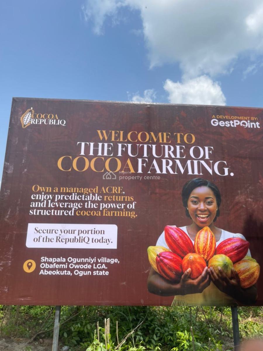 Get The Most Affordable and Verified Agricultural Property, Obafemi Owode, Ogun, Commercial Land for Sale