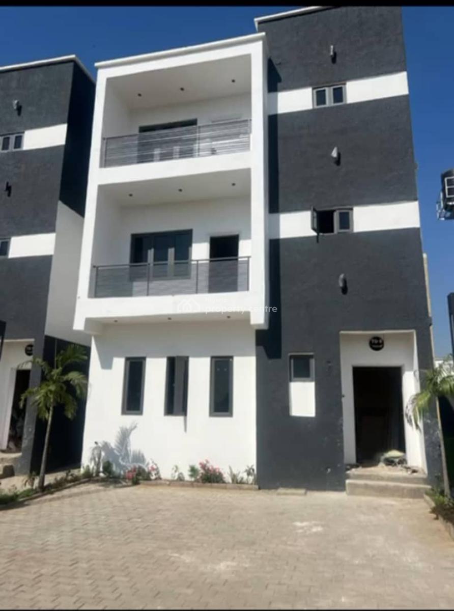 Luxury 4bedrooms Semi-finished Terrace Duplex with Bq, Kado, Abuja, House for Sale