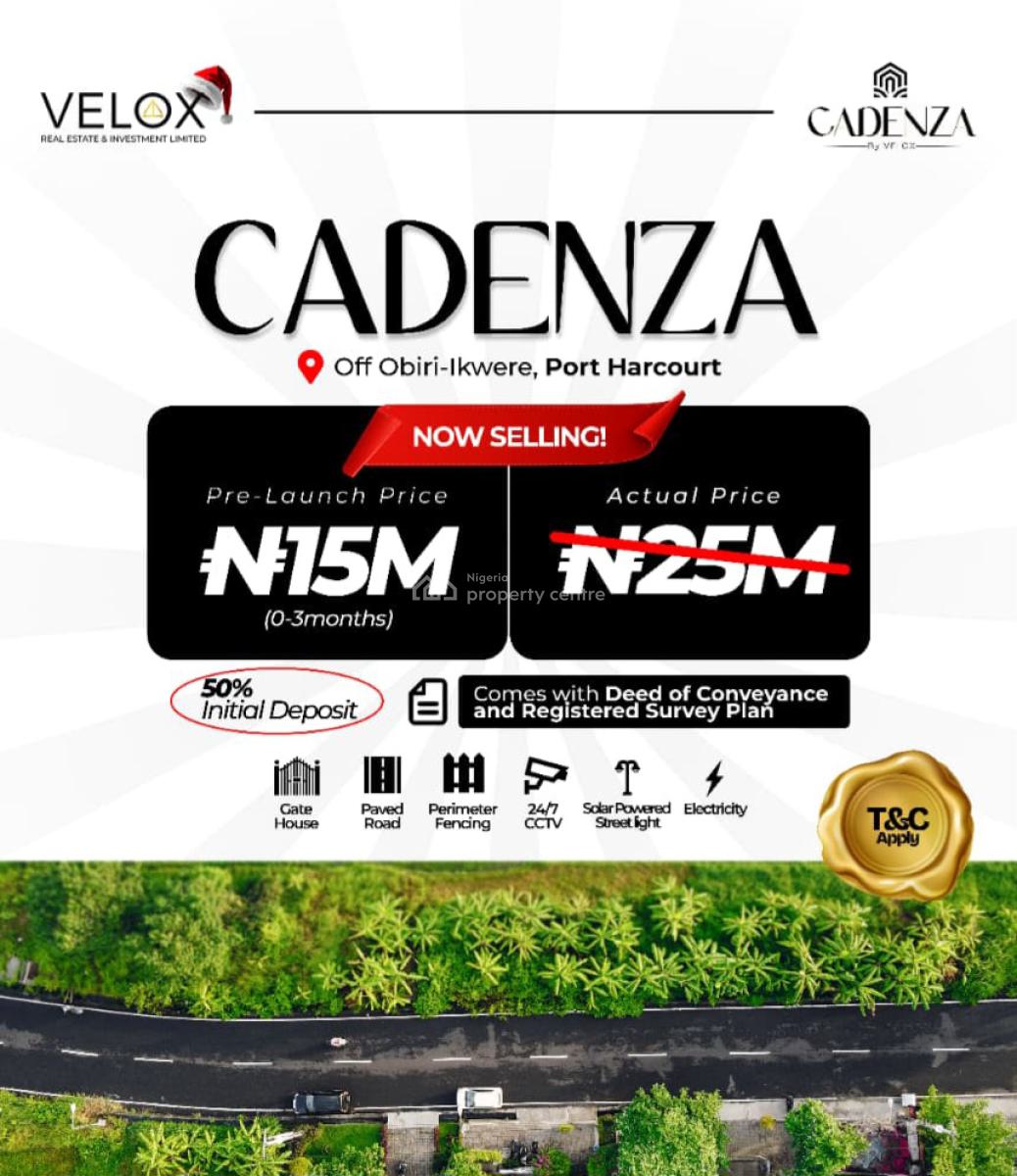 Serviced Plots of Land, Off Obiri Ikwerre Beside Jesuit Memorial, Port Harcourt, Rivers, Residential Land for Sale