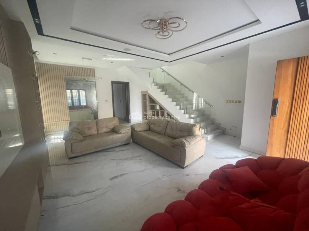 Spacious Semi Furbished with 4 Bedroom Terrace  Duplex with a Bq, Ologolo, Lekki, Lagos, Terraced Duplex for Rent