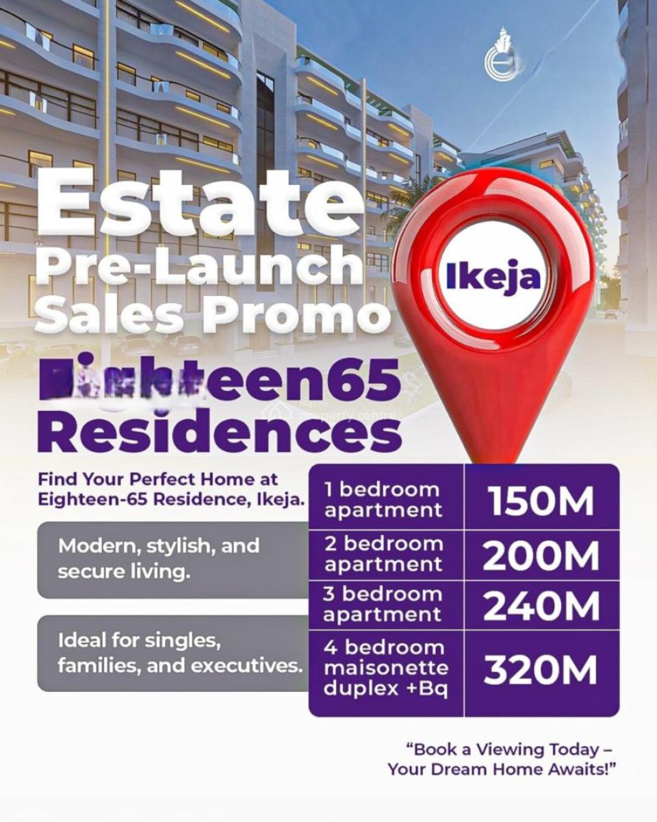 1 Bedroom Apartment, Ikeja, Lagos, Block of Flats for Sale