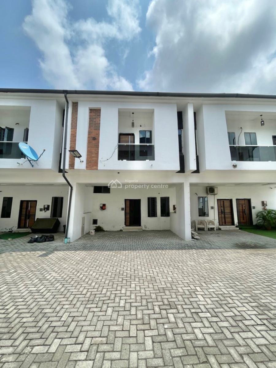 Spacious 4 Bedroom Terrace Duplex with Bq, Vgc, Lekki, Lagos, Terraced Duplex for Rent