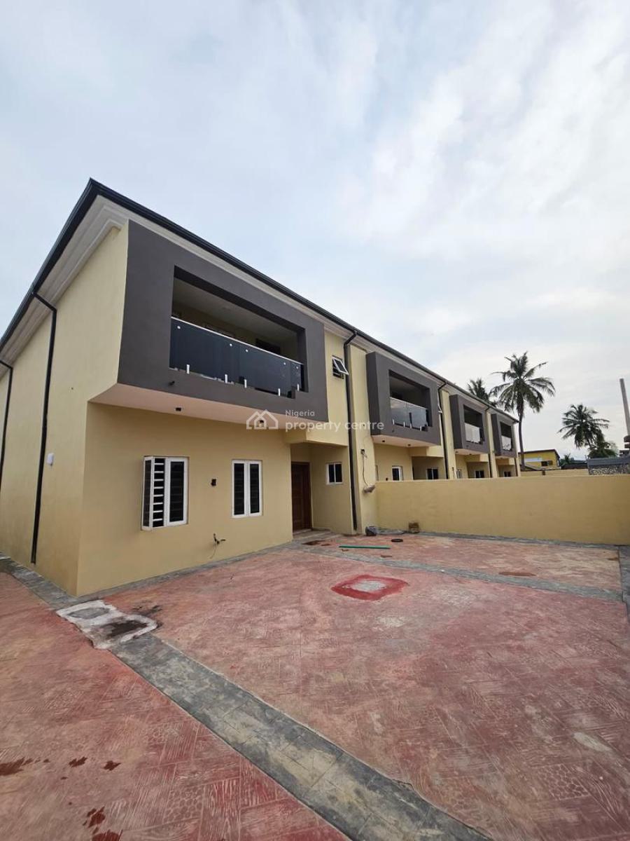 Newly Built 4 Bedroom Terrace Duplex with a Room Bq, Dopemu, Agege, Lagos, Terraced Duplex for Sale