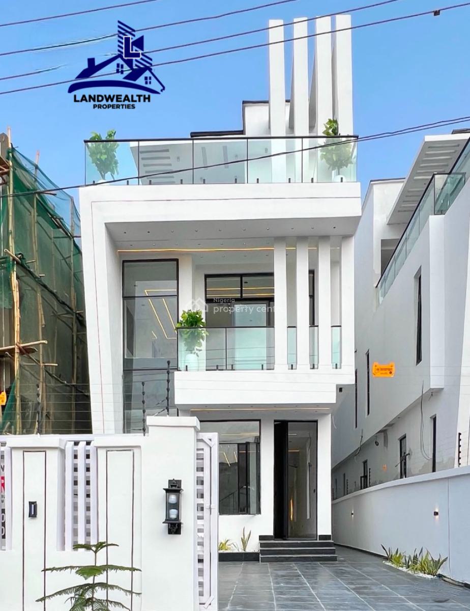 5 Bedroom Fully Detached with Pool, Cinema Room, Rooftop Terrace, Secure Estate at 2nd Tollgate Lekki, Lekki, Lagos, Detached Duplex for Sale