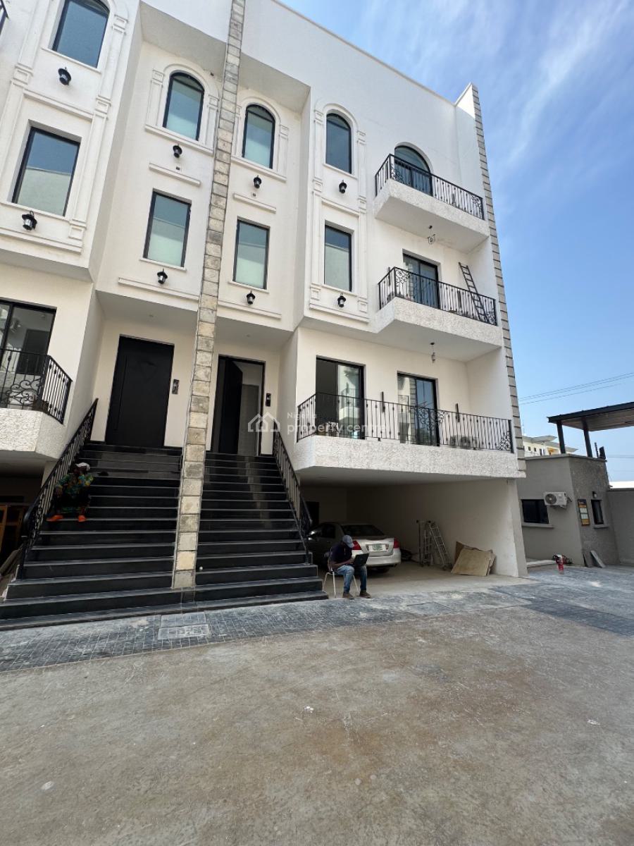 Luxury 4 Bedroom Terrace with Rooftop Pool, Private Gym and Study, Lugard Street, Ikoyi, Lagos, Terraced Duplex for Rent