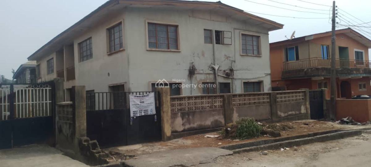 a Block of 4 Flats (total Renovation Or Redevelopment Required), Mustapha Aluko, Igbogbo, Ikorodu, Lagos, Block of Flats for Sale
