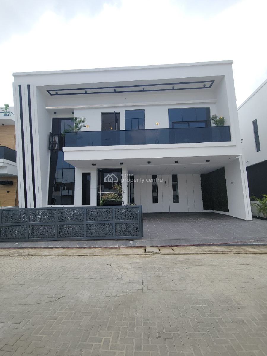 Luxury 5 Bedroom Detached Duplex, 2nd Toll Gate, Chevron, Lekki, Lagos, Detached Duplex for Sale
