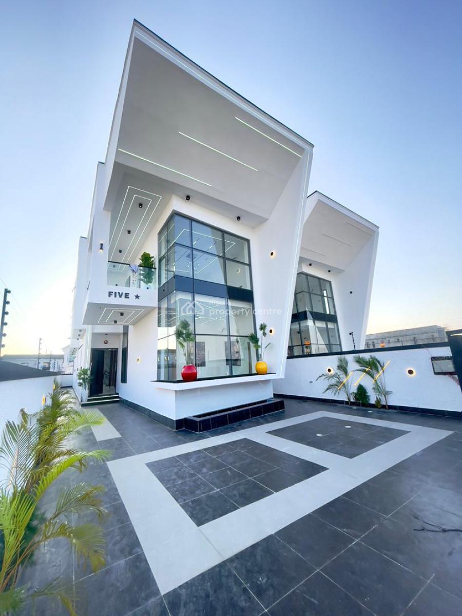 Luxuriously Perched 5 Bedroom Smart Home with Cinema, Ajah, Lagos, House for Sale