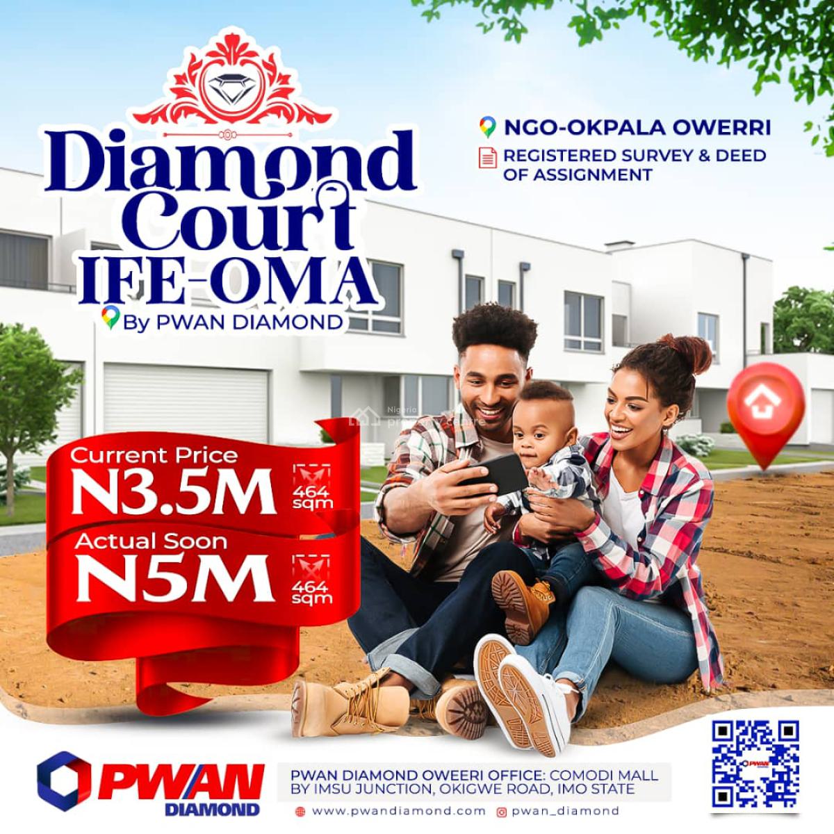 Diamond Court, Ngo-okapla, Owerri North, Imo, Land for Sale