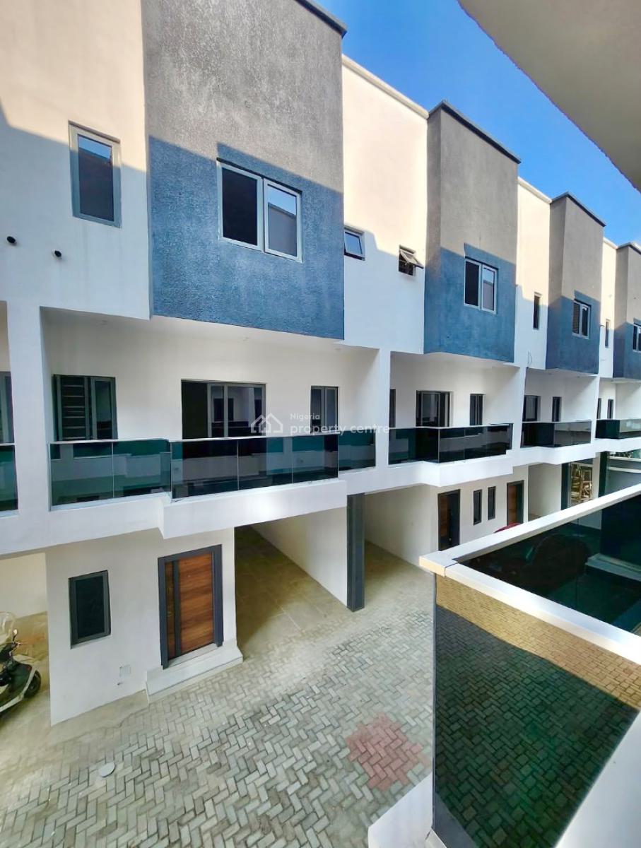 Newly Built 3 Bedroom Terrace Duplex with Bq, Agungi, Lekki, Lagos, Terraced Duplex for Rent