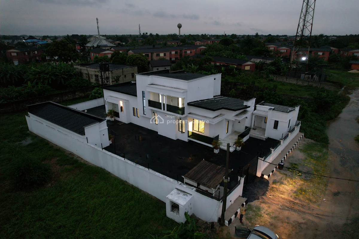 Luxury 5 Bedroom Fully Detached Duplex with Bq & Lounge, D.s.c. Township, Ovwian-alhaja, Warri, Delta State, Warri, Delta, Detached Duplex for Sale