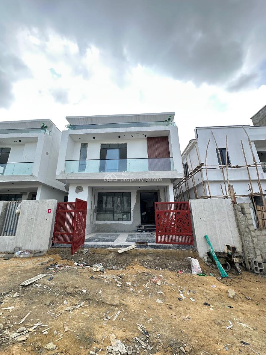 Newly Built Luxury 5 Bedroom Duplex with a Bq, Chevron, Lekki, Lagos, Detached Duplex for Sale