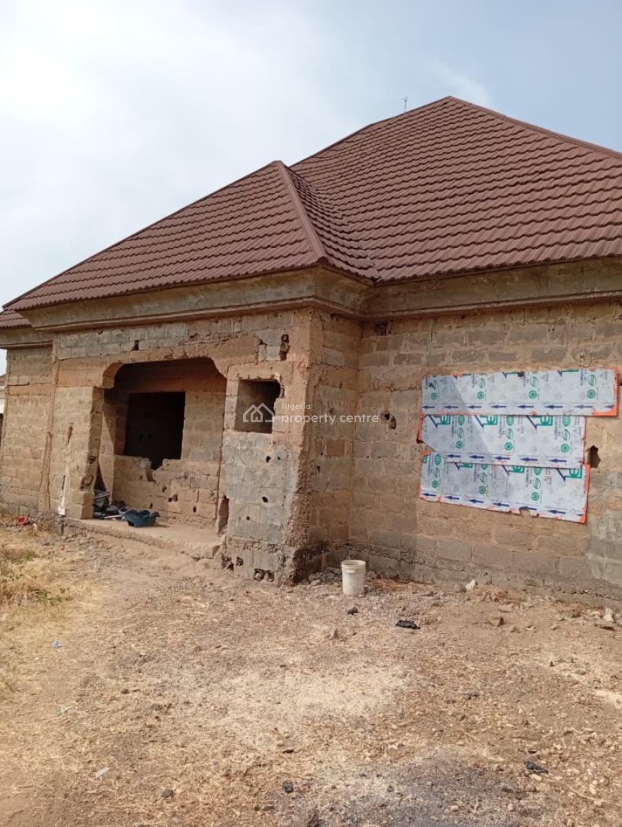 3 Bedroom Detached Bungalow Carcass with Bq, Lokogoma District, Abuja, Detached Bungalow for Sale