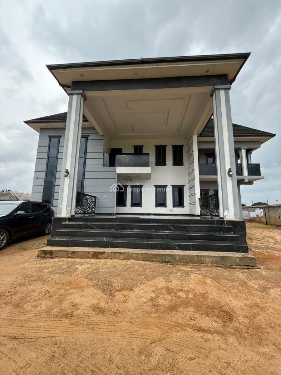 5 Bedroom Duplex with 3 Bedroom Duplex Bq, Alahaji Estate, Rumuodomaya, Port Harcourt, Rivers, Detached Duplex for Sale