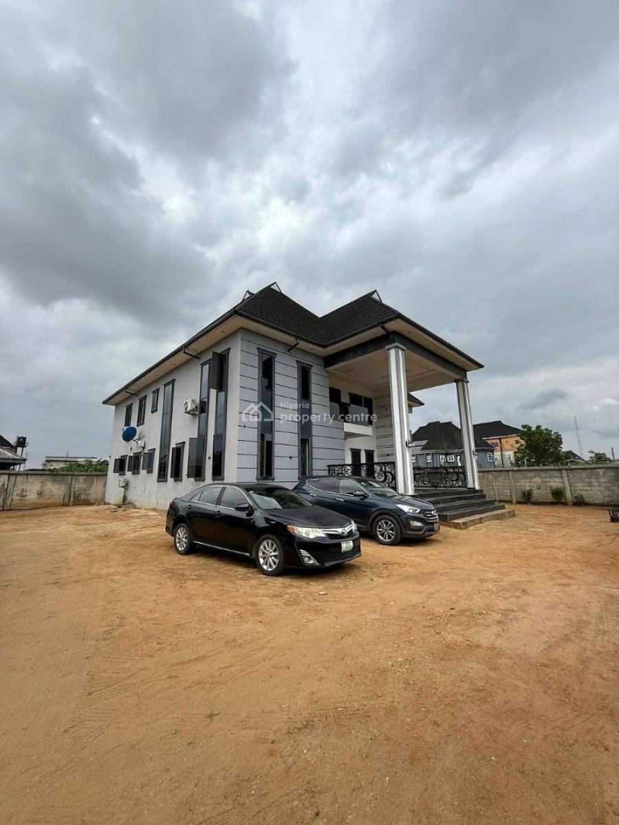 5 Bedroom Duplex with 3 Bedroom Duplex Bq, Alahaji Estate, Rumuodomaya, Port Harcourt, Rivers, Detached Duplex for Sale