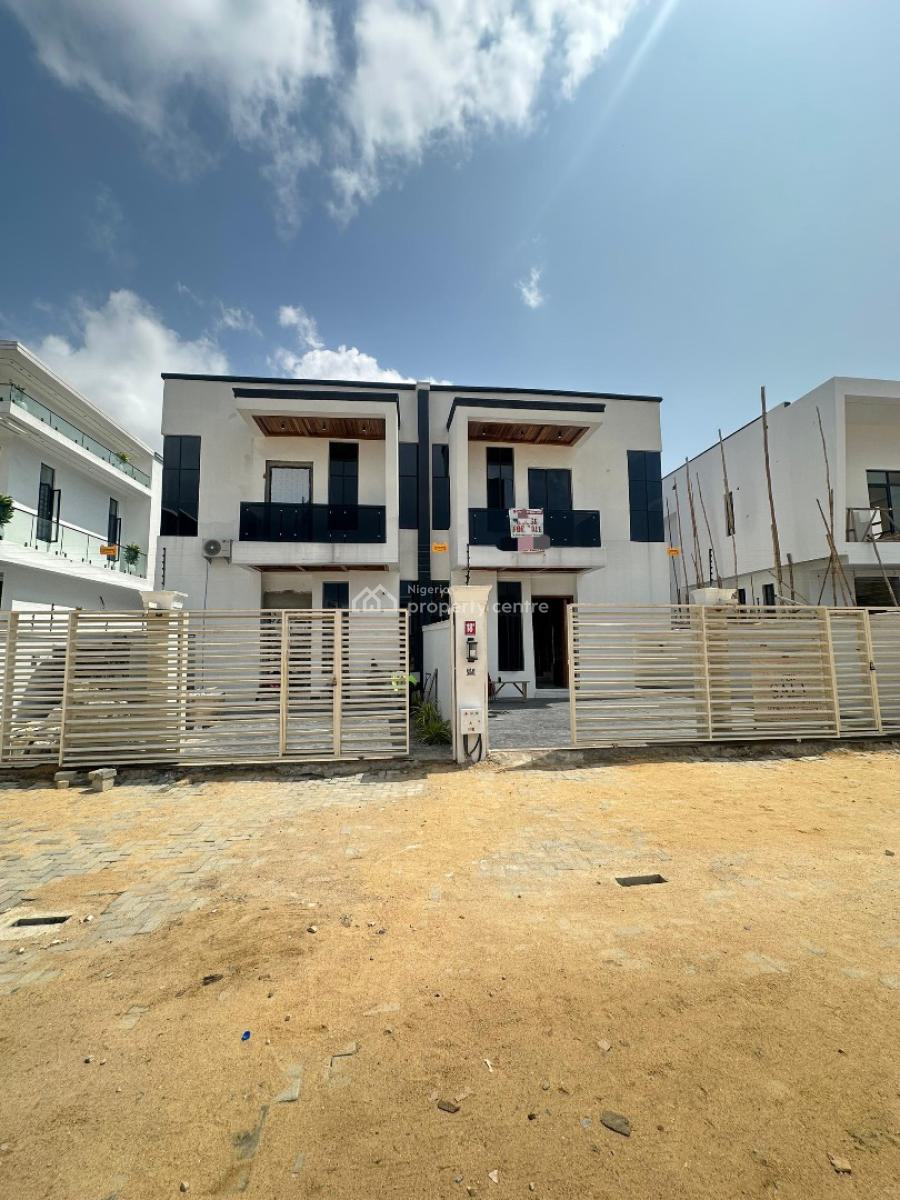 Luxury 4 Bedroom Semi-detached Duplex with Bq, Chevron, Lekki, Lagos, Semi-detached Duplex for Sale