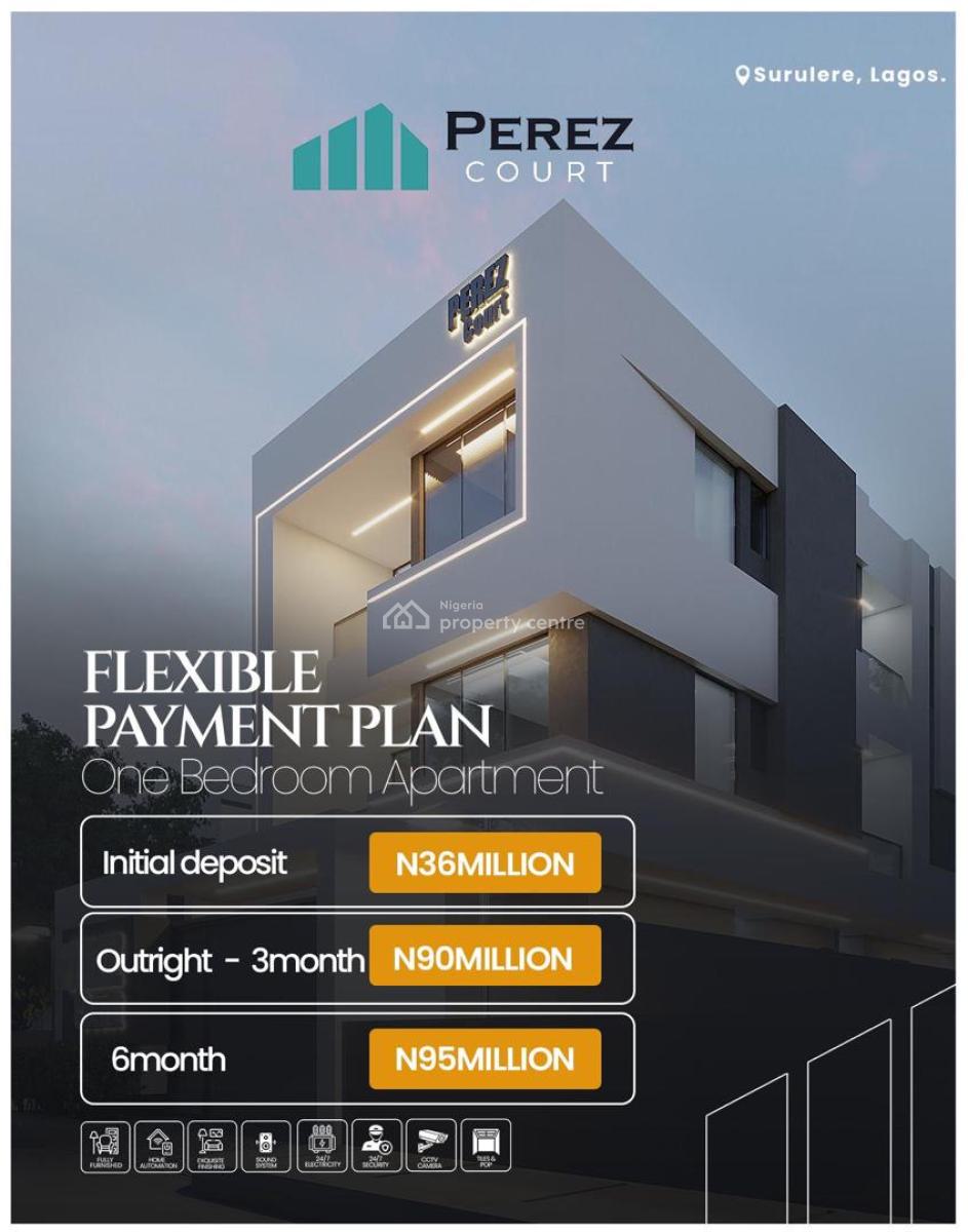 Magnificent Built Studio Apartment That Sweet for Take in, C of O, Surulere, Lagos, Self Contain (single Rooms) for Sale