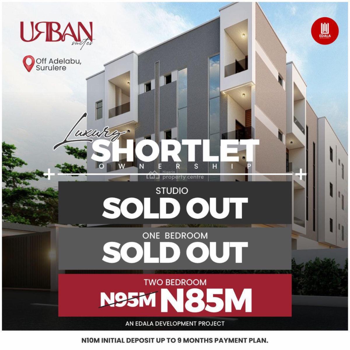 Massively Built 1 Bedroom Apartment Very Good to Take in Cash Flow., Surulere, Lagos, Mini Flat (room and Parlour) for Sale