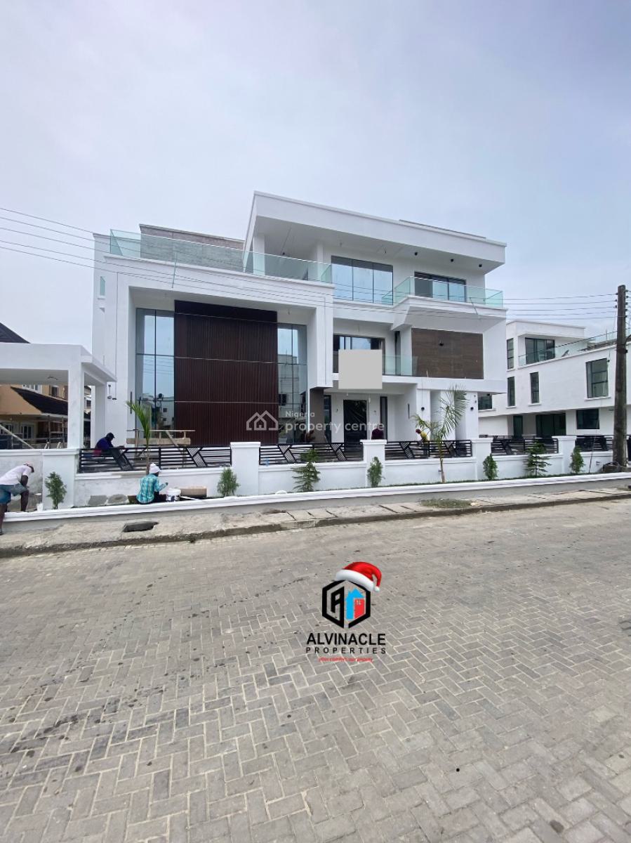 Newly Built 6 Bedroom Mansion with Private Elevator, Victory Park, Osapa, Lekki, Lagos, Detached Duplex for Sale