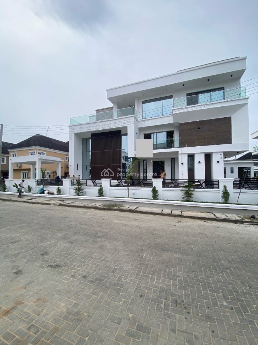 Newly Built 6 Bedroom Mansion with Private Elevator, Victory Park, Osapa, Lekki, Lagos, Detached Duplex for Sale