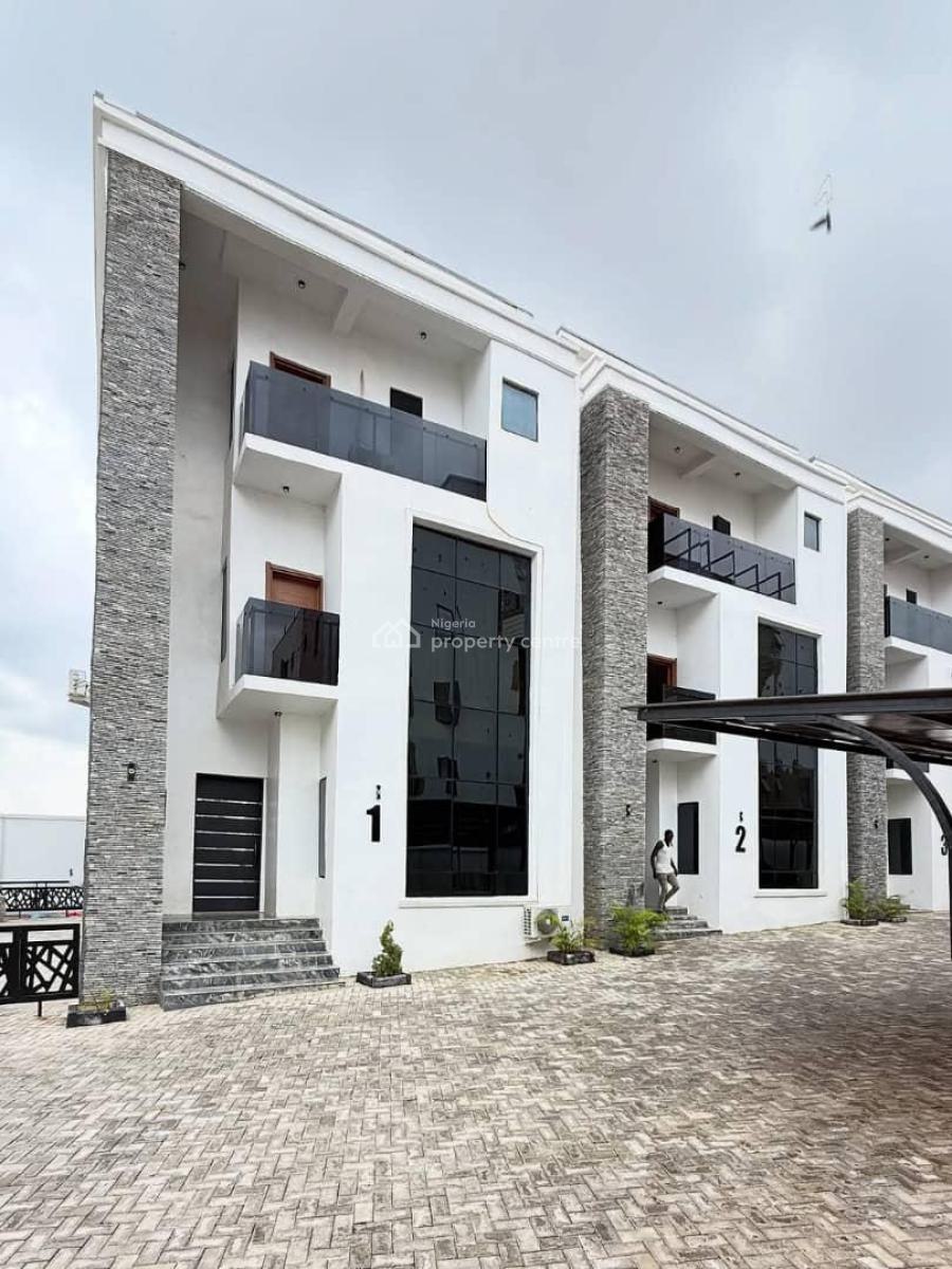 Newly Built 4 Bedroom Terrace Duplex with Bq and Swimming Pool, Gilmore, Jahi, Abuja, Terraced Duplex for Rent