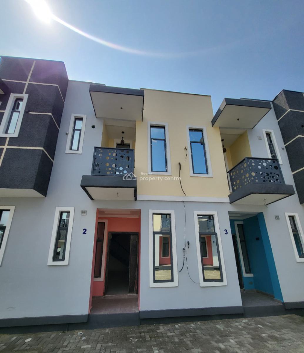 Breathtaking 2 Beds Terrace Duplex in a Secured Estate and Flood Free, Ajah, Lagos, Terraced Duplex for Sale