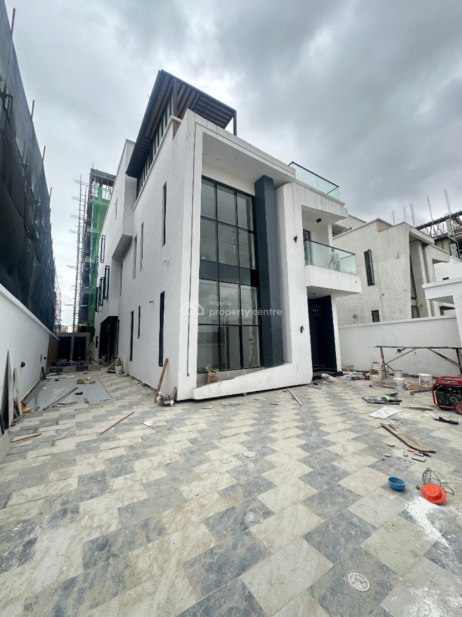 Spacious 5 Bedroom Detached with Bq, Rooftop, Pool and Cinema, Lekki Phase 1, Lekki, Lagos, Detached Duplex for Sale