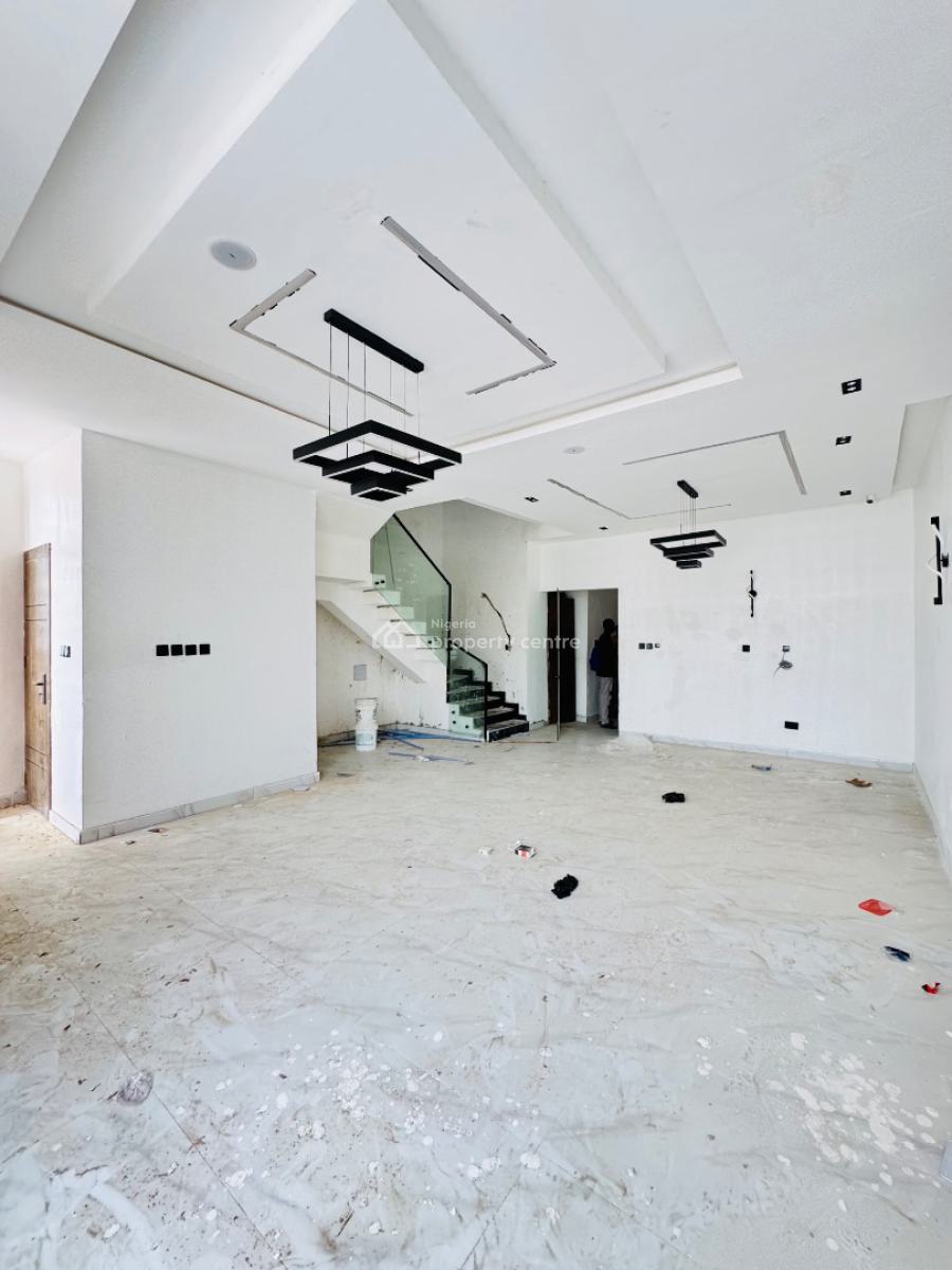 Brand New Spacious 4bedroom Semi Detached Duplex Available 400m, Chevron, Lekki, Lagos, Detached Duplex for Sale