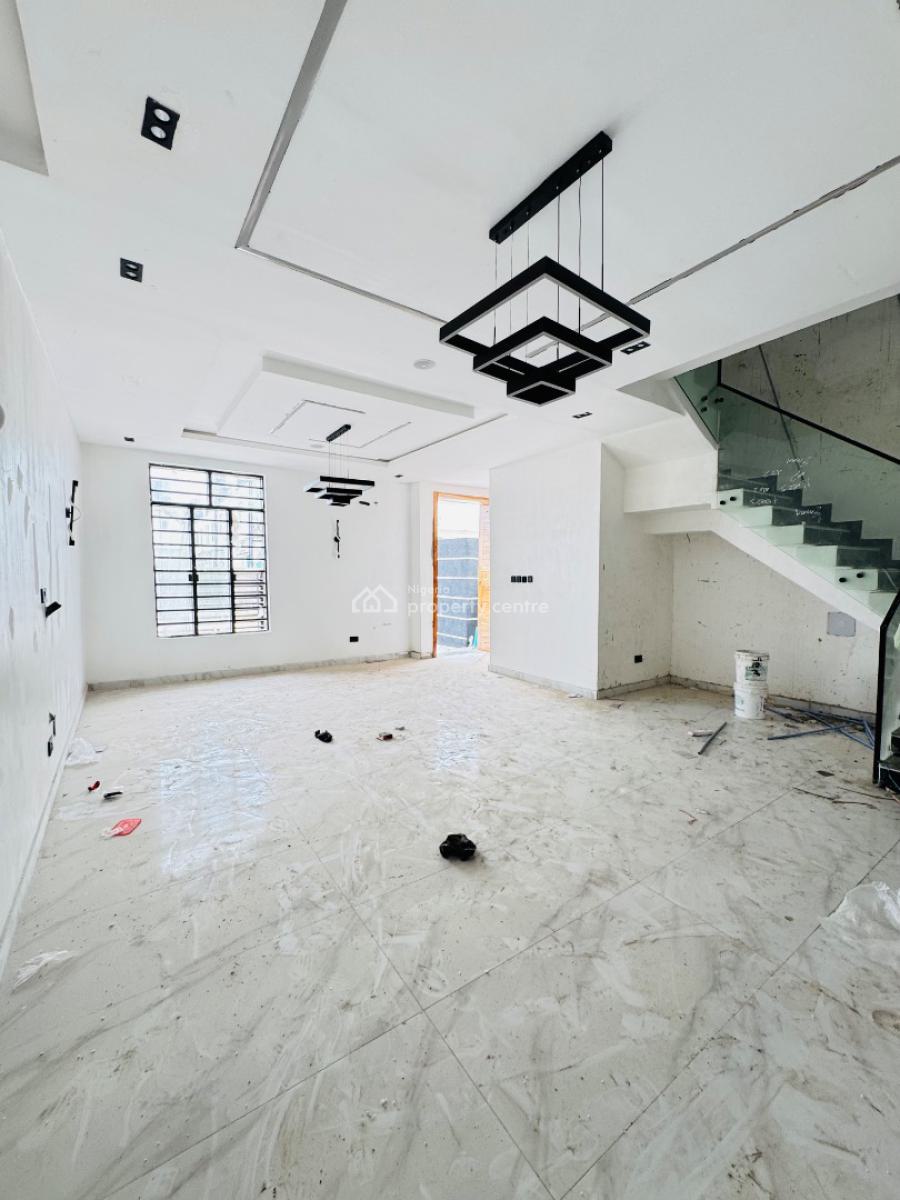 Brand New Spacious 4bedroom Semi Detached Duplex Available 400m, Chevron, Lekki, Lagos, Detached Duplex for Sale