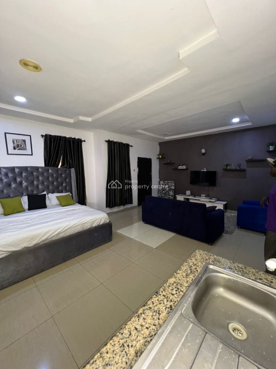 Furnished Studio Room, Chevron Alternative Route, Lekki, Lagos, Self Contain (single Rooms) Short Let
