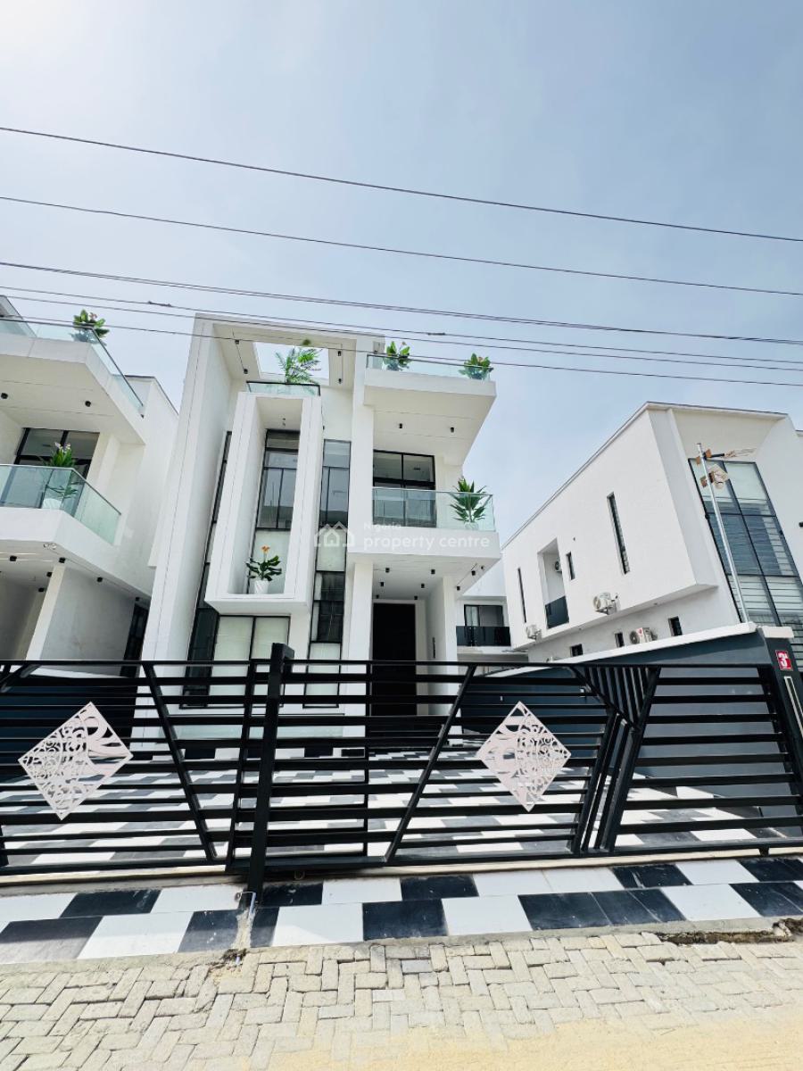 Contemporary 5 Bedroom Detached Duplex + Bq +pool, Chevron, Lekki, Lagos, Detached Duplex for Sale