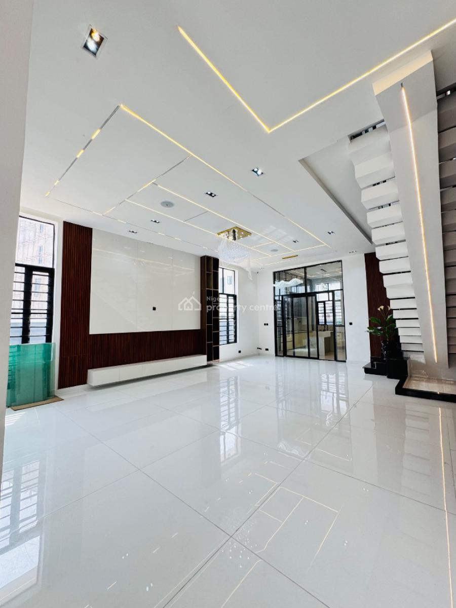 Contemporary 5 Bedroom Detached Duplex + Bq +pool, Chevron, Lekki, Lagos, Detached Duplex for Sale