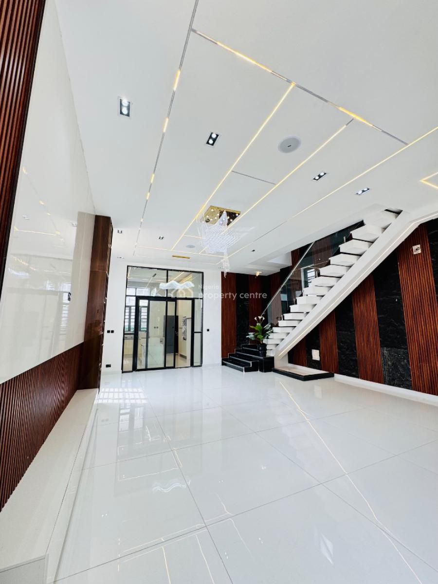 Contemporary 5 Bedroom Detached Duplex + Bq +pool, Chevron, Lekki, Lagos, Detached Duplex for Sale