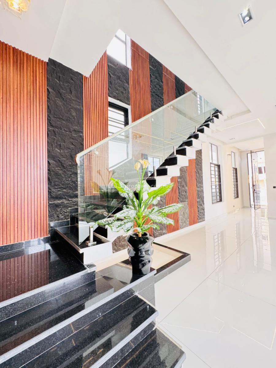 Contemporary 5 Bedroom Detached Duplex + Bq +pool, Chevron, Lekki, Lagos, Detached Duplex for Sale