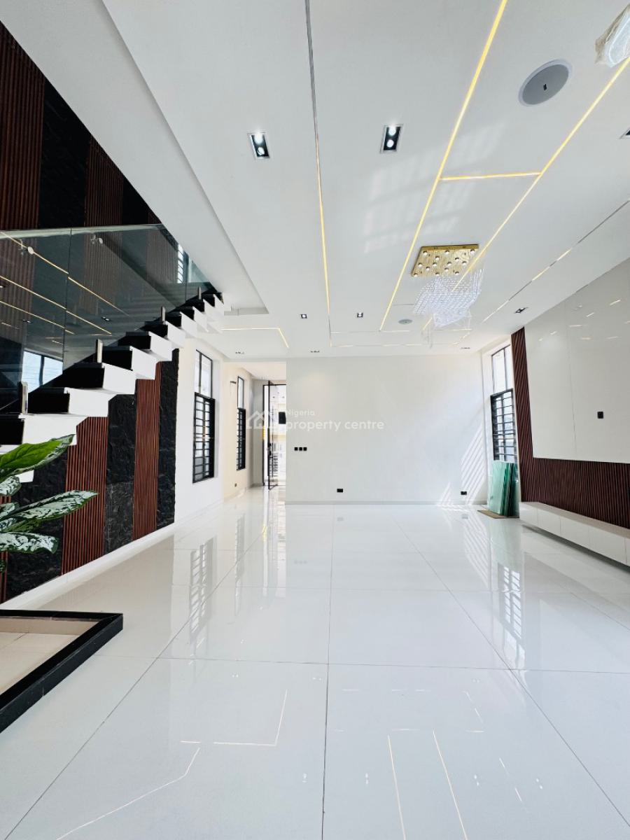 Contemporary 5 Bedroom Detached Duplex + Bq +pool, Chevron, Lekki, Lagos, Detached Duplex for Sale